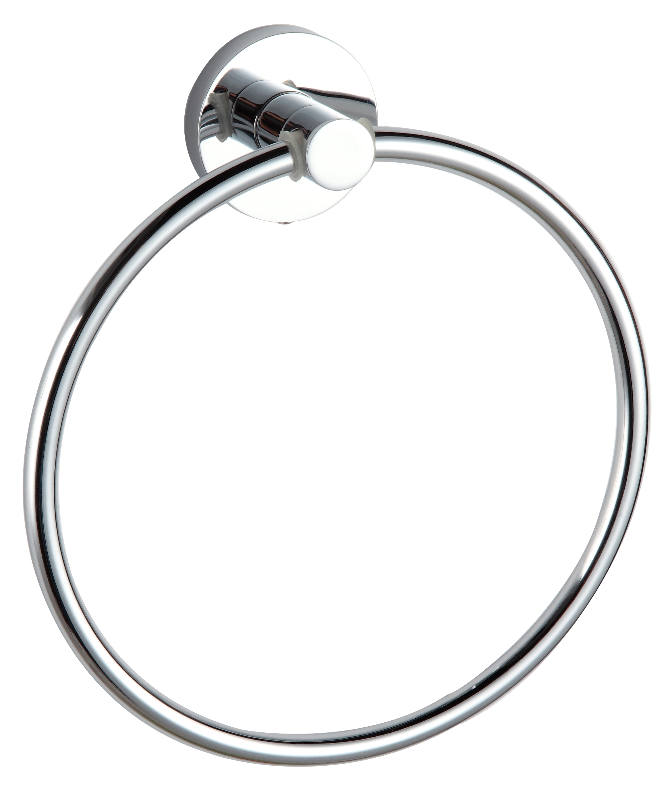 Premium Bathroom Towel Ring with Concealed Mounting System