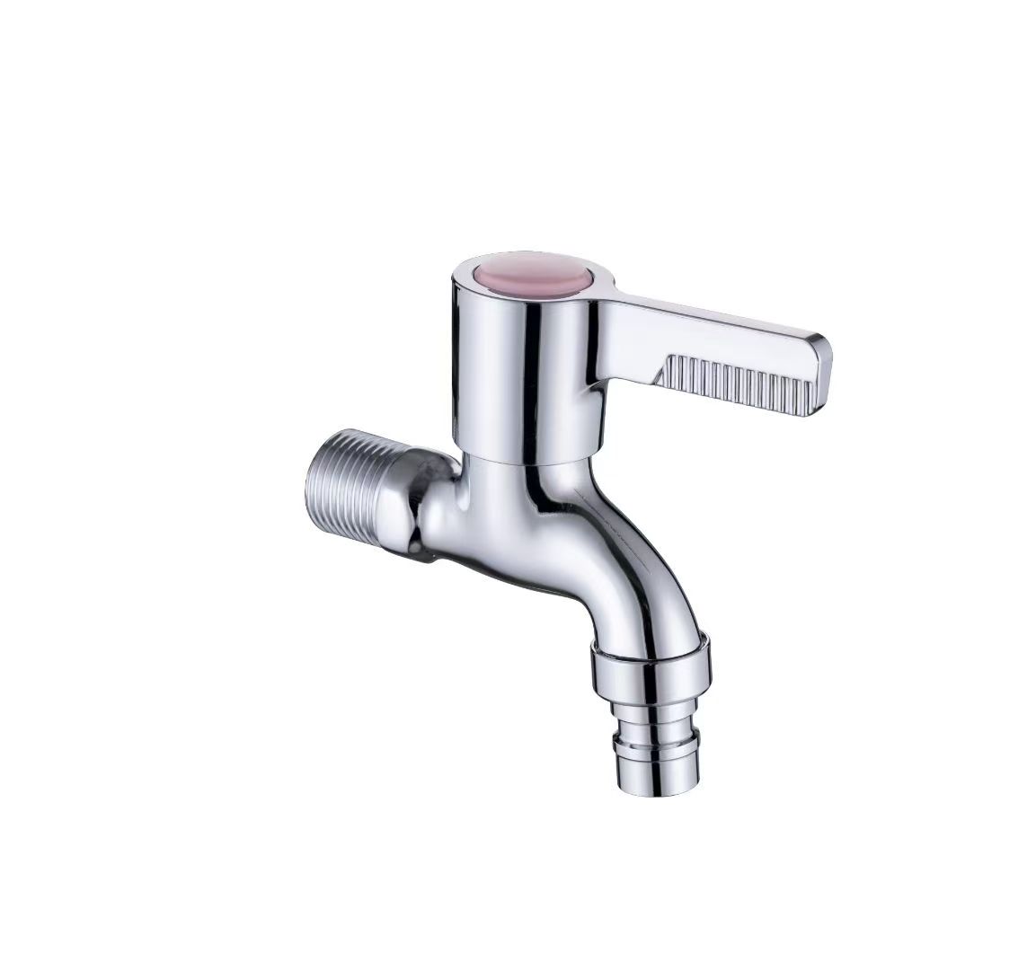 G1/2 inch by G1/2 inch Chrome Plated Solid Brass Tap with Full Brass Cartridge
