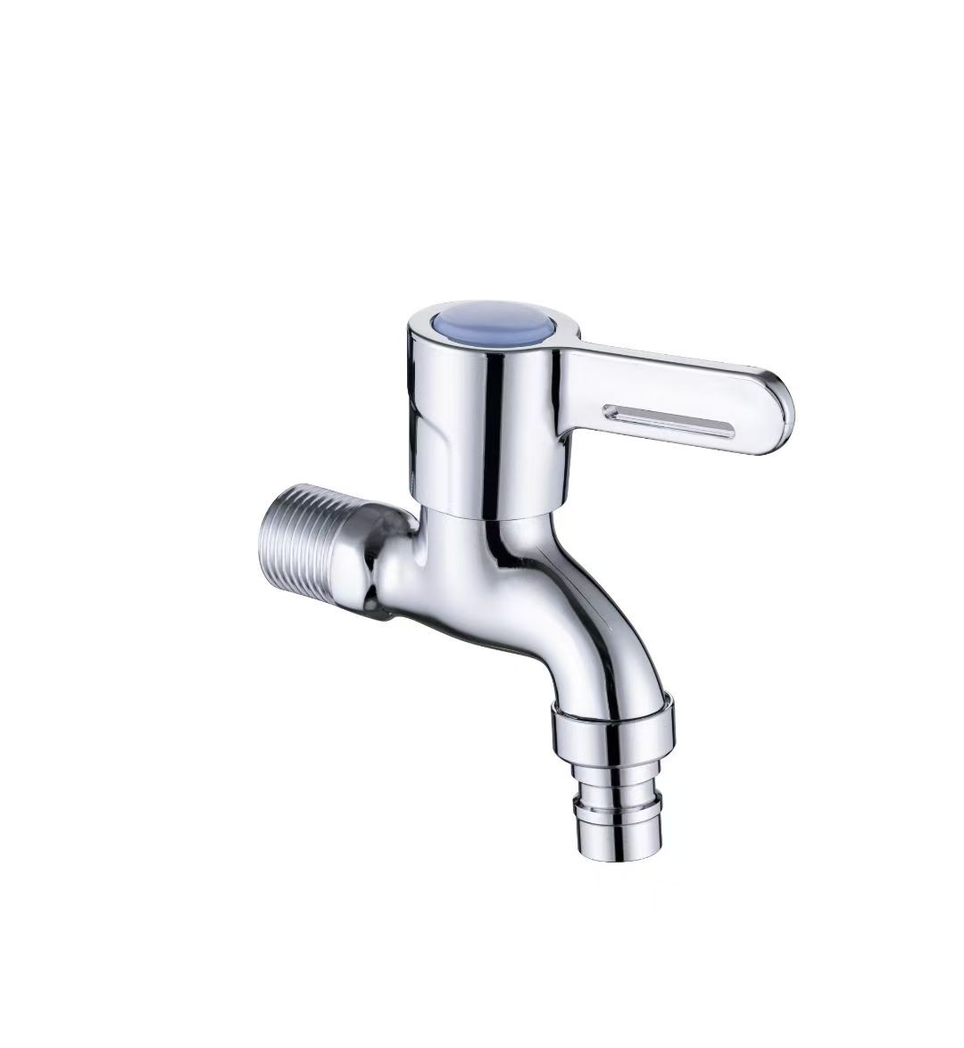 G1/2 inch by G1/2 inch Chrome Plated Solid Brass Tap with Full Brass Cartridge