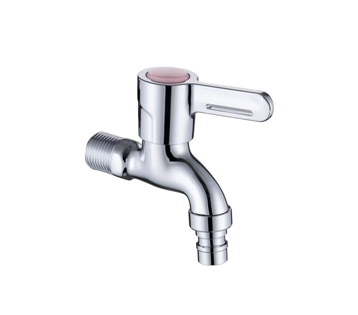G1/2 inch by G1/2 inch Chrome Plated Solid Brass Tap with Full Brass Cartridge