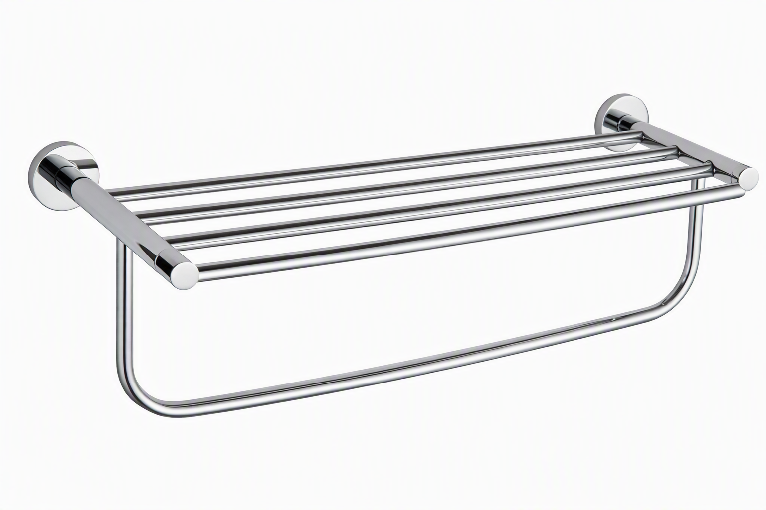 Premium Wall Mounted Bathroom Tempered Glass Shelf