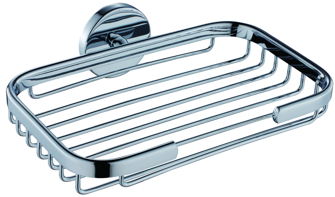 Premium Wall Mounted Bathroom Soap Holder with Frosted Glass Dish