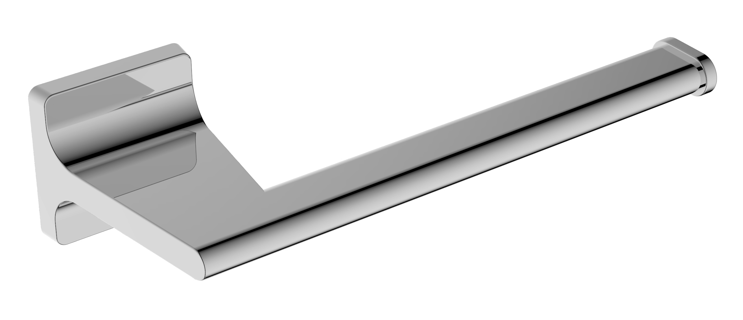 Premium Wall Mounted Bathroom Paper Holder with Anti-Slip Stop Lip