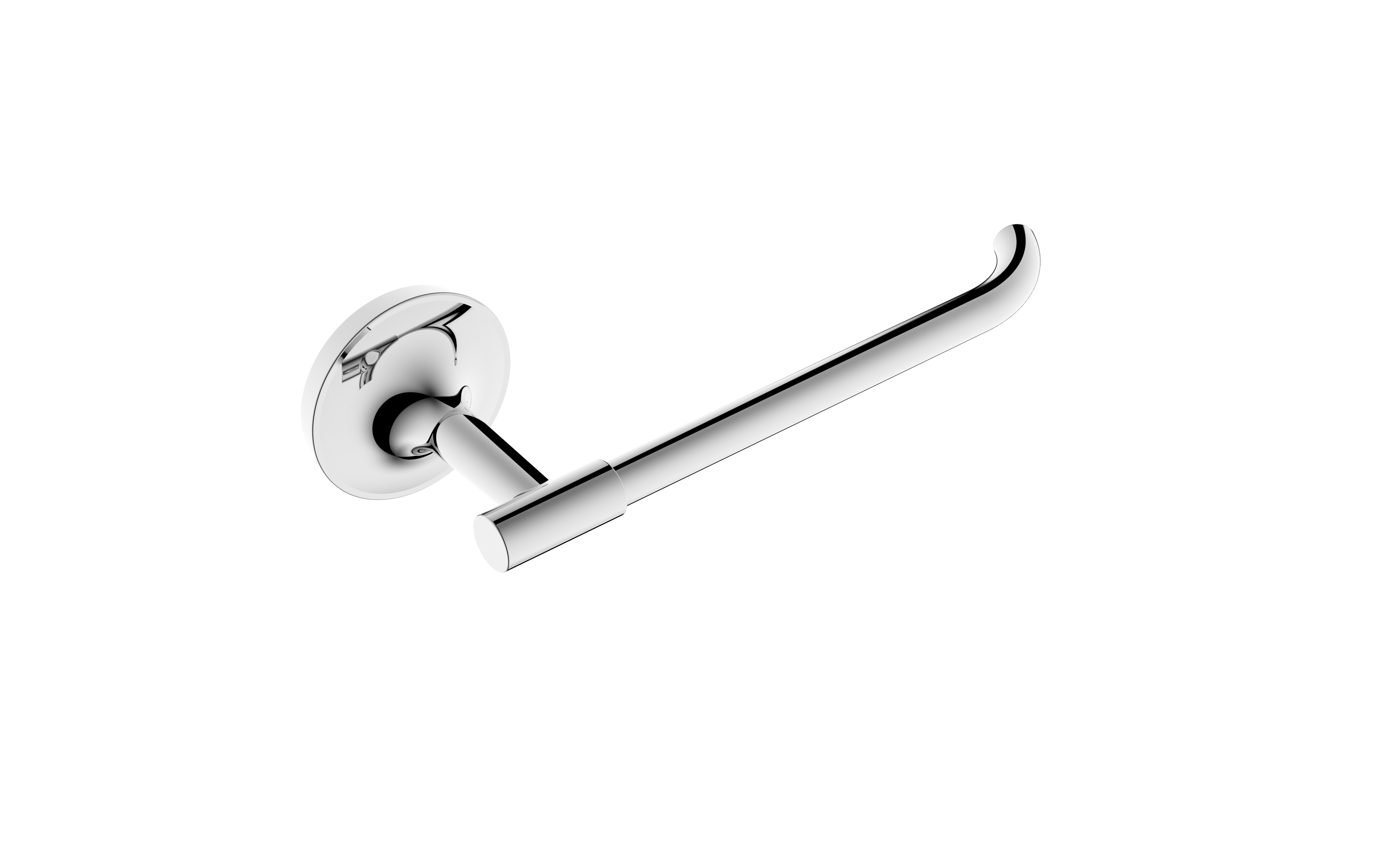 Premium Wall Mounted Bathroom Paper Holder with Anti-Slip Stop Lip