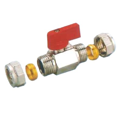 FXF Full Bore Forged Ball Valve with Butterfly Handle