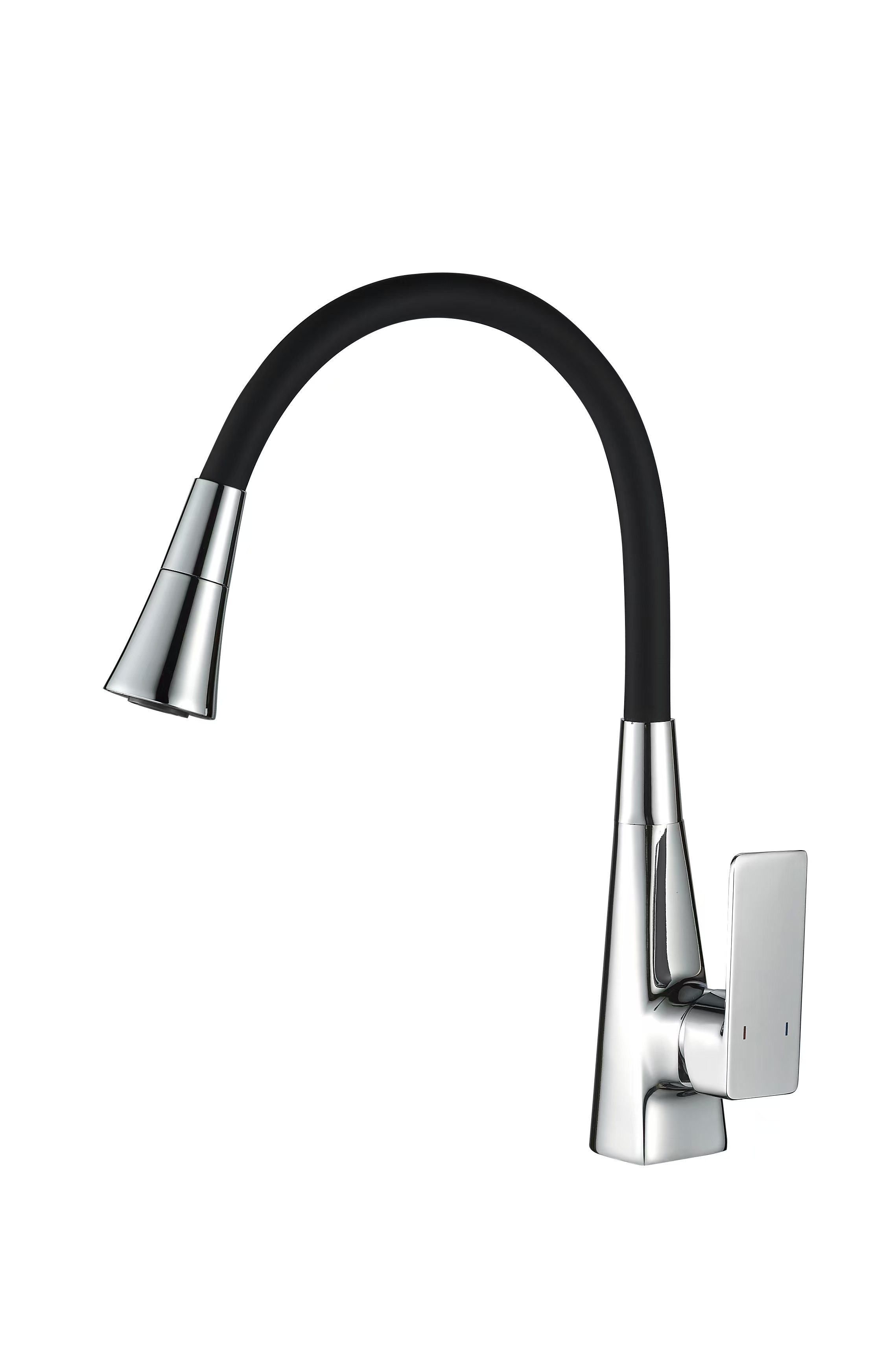Wall Mounted Mirror Chrome Bidet Spray Set with Solid Brass Mechanism and ABS Nozzle